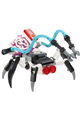 Cyber Brain Spider with six legs and medium azure appendages - drm080