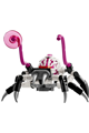 Cyber Brain Spider with six legs and magenta appendages - drm081