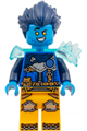 Logan wearing trans-light blue shoulder armor and bright light orange legs - drm099