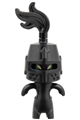 Grimspawn with a black castle closed helmet and a black plume - drm102