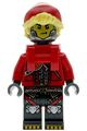 Robot named Cooper with a red cap and neck bracket - drm108