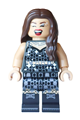Olivia Rodrigo minifigure wearing a black and silver outfit - edi011