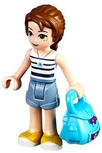 Emily Jones - Emily Jones with sand blue shorts - elf005