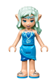 Naida Riverheart with dark azure skirt - elf031