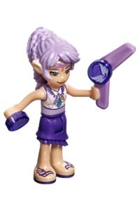 Aira Windwhistler - Aira Windwhistler with dark purple skirt - elf037