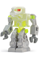 Devastator with Trans-Neon Green Torso, Red Eyes - exf004