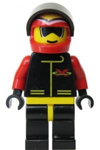 Extreme Team Member Minifigure - A member of the Extreme Team wearing red - ext010