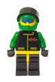 Extreme Team - Green, Green Legs, Green Helmet, Life Jacket, Trans-Dark Blue Visor - ext019