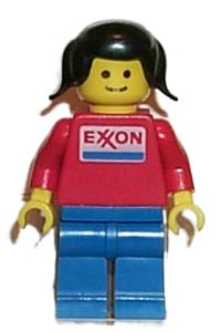 Exxon - Blue Legs, Black Pigtails Hair exx001