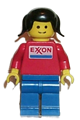 Exxon - Blue Legs, Black Pigtails Hair - exx001