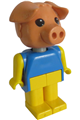 Fabuland Figure Pig 1 - fab11a