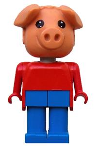 Fabuland Blondi Pig - Fabuland Figure Pig 3 - fab11c