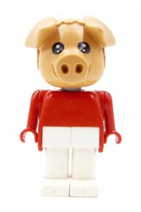 Fabuland Peter Pig - Fabuland figure of a pig - fab11d
