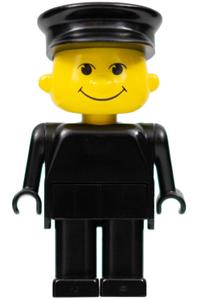 Male - Basic Human figure with black legs and a black hat - fab13b