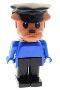Fabuland Figure Bulldog 1 with Police Hat fab2a