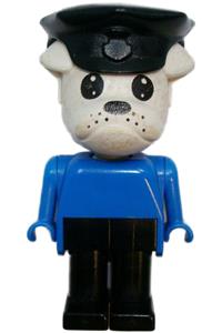 Fabuland Figure Bulldog 2 with Police Hat fab2b