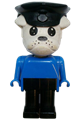 Fabuland Figure Bulldog 2 with Police Hat - fab2b
