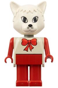Fabuland Cathy Cat - Fabuland Figure Cat 4 - fab3h