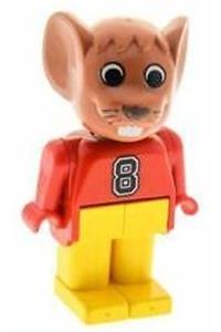 Fabuland Maximillian Mouse - Fabuland Figure Mouse 2 - fab9b