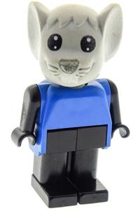 Fabuland Mortimer Mouse - Fabuland Figure Mouse 4 - fab9c