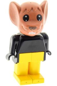 Fabuland Michael Mouse - Fabuland Figure Mouse 3 - fab9d