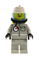 Fire - Air Gauge and Pocket, Light Gray Legs, White Fire Helmet, Breathing Hose, Yellow Airtanks - firec027