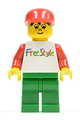 Timmy, with green legs and a red hat, in a freestyle outfit - fre001