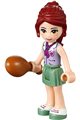 Mia from Friends theme with a lavender top and sand green skirt - frnd071