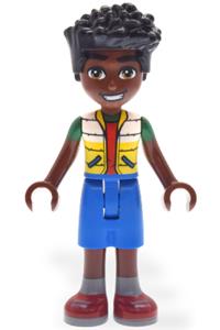 Friends Zac - Friends Zac - White and Yellow Jacket, Blue Shorts, Red Shoes - frnd0792