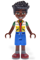 Friends Zac - White and Yellow Jacket, Blue Shorts, Red Shoes - frnd0792