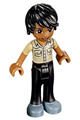 Matthew from Friends wears black trousers and a khaki shirt - frnd112