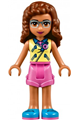 Friends Olivia, Bright Light Yellow Skirt, Dark Pink Top, Sunglasses - frnd263