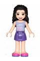 Friends Emma, Dark Purple Skirt, Lavender Top with Flowers - frnd303