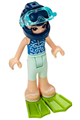 Emma from Friends theme, wearing a swimsuit and flippers - frnd313
