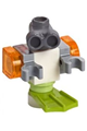 Zobo the Robot from Friends theme with lime flipper attached - frnd317