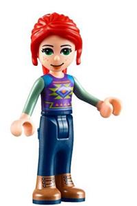 Friends Mia - Mia from Friends theme, wearing dark blue trousers and a patterned top - frnd342