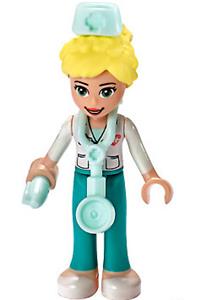 Friends Dr. Maria - Dr. Maria in white top and dark turquoise trousers - frnd358