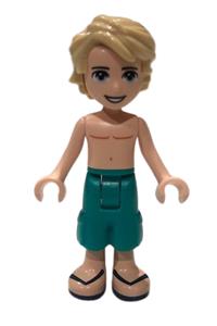 Friends Mason - Mason wearing dark turquoise shorts - frnd379