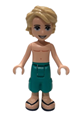 Mason wearing dark turquoise shorts - frnd379