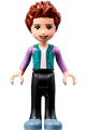 Ethan from Friends, wearing black trousers and a dark turquoise hoodie - frnd425