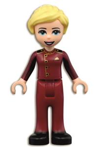 Friends Stephanie - Stephanie from Friends wearing a dark red usher uniform - frnd452