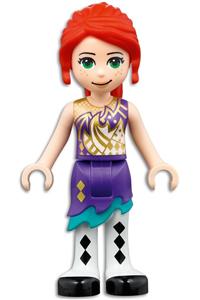 Friends Mia - Mia from Friends with a dark purple skirt and top hat - frnd471
