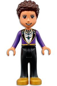 Friends River - River wearing a dark purple jacket - frnd473