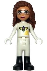 Friends Olivia - Olivia from Friends theme wearing a white bee suit and black boots - frnd498