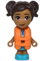 Maya from Friends theme, micro doll wearing a life jacket - frnd543