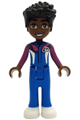 Zac from Friends theme wearing a blue ski suit, trousers, and white shoes - frnd662