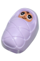 Baby minifigure with stud holder on back, smiling face, large eyes, and hair pattern (Baby Jayson/Eman, 6469473) - frnd675