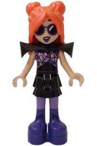 Friends Ley-La - Ley-La from the Friends theme wears black shoulder pads, dark purple boots, and platform soles - frnd690