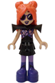 Ley-La from the Friends theme wears black shoulder pads, dark purple boots, and platform soles - frnd690