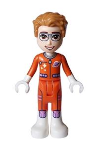 Friends Julian (Adult) - Adult Julian is an astronaut in a reddish orange spacesuit - frnd694